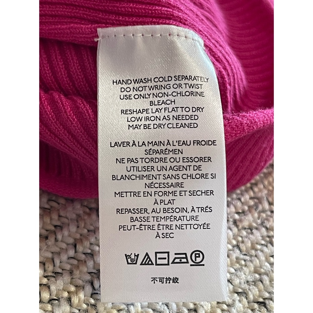 Anthropologie Maeve Parker Ribbed Turtleneck Pink NWT SZ 1X - Picture 9 of 15